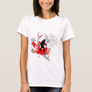 Gone Squatchin  woodland T-Shirt