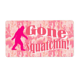 Gone Squatching sur camouflage rose