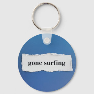 gone surfing, into the blue keychain