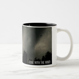 Gone With The Wind! - Customized Two-Tone Coffee Mug