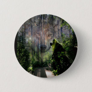 Gone with the Wolves 2 Inch Round Button