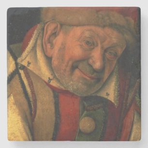 Gonella, the Ferrara court jester, c.1445 Stone Coaster