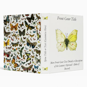 Gonepteryx rhamni - The Common Brimstone Butterfly Binder
