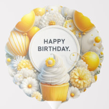 ballon de fête cupcake et ballon