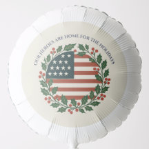 Ballon de Noël Militaire Nos Héros à la Maison