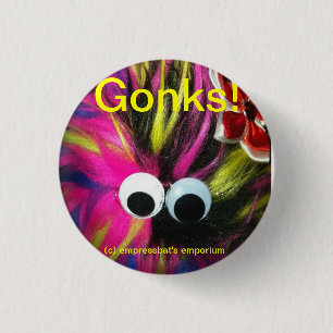 Gonk Badge 1 Inch Round Button