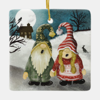 Gonk couple Christmas decoration