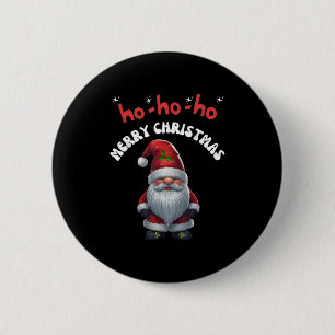Gonk Gnome Merry Christmas Santa Cute  2 Inch Round Button