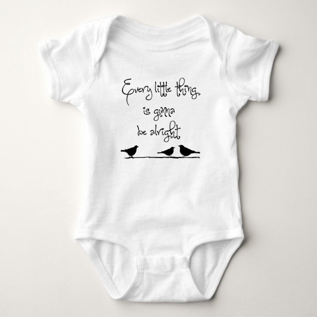 Gonna Be Alright Baby Bodysuit (Front)