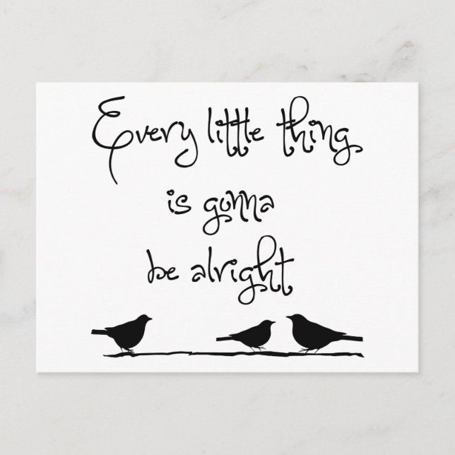 Gonna Be Alright Postcard (Front)