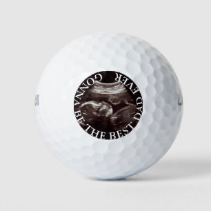 Gonna Be the Best Dad Ultrasound Photo Golf balls. Balls