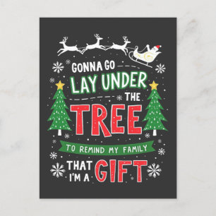 "Gonna Go Lay Under the Tree to Remind My Family Postcard