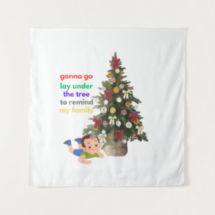 Gonna Go Lay Under The Tree to Remind My Family Tapestry