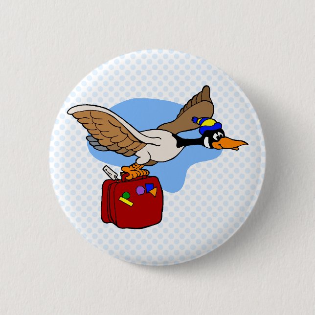 Gonna Goose 2 Inch Round Button (Front)