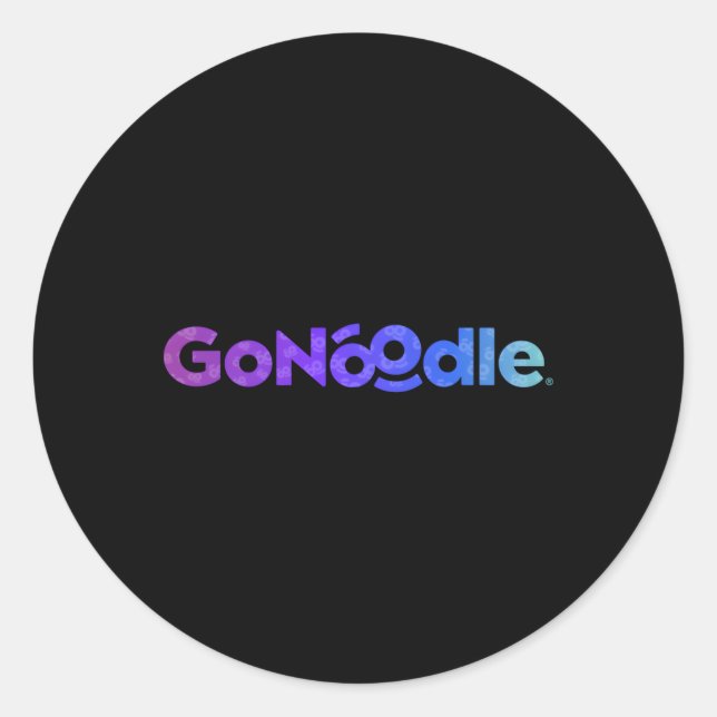 Gonoodle Classic Round Sticker (Front)