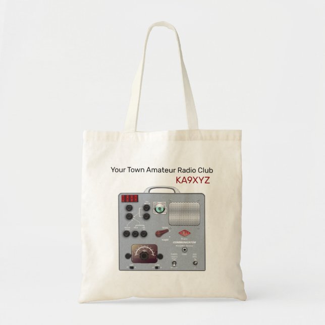 Gonset Communicator Transceiver Ham Radio  Tote Bag (Front)
