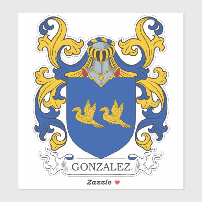 Gonzalez Family Crest (Sheet)