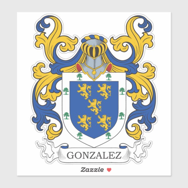 Gonzalez Family Crest (Sheet)