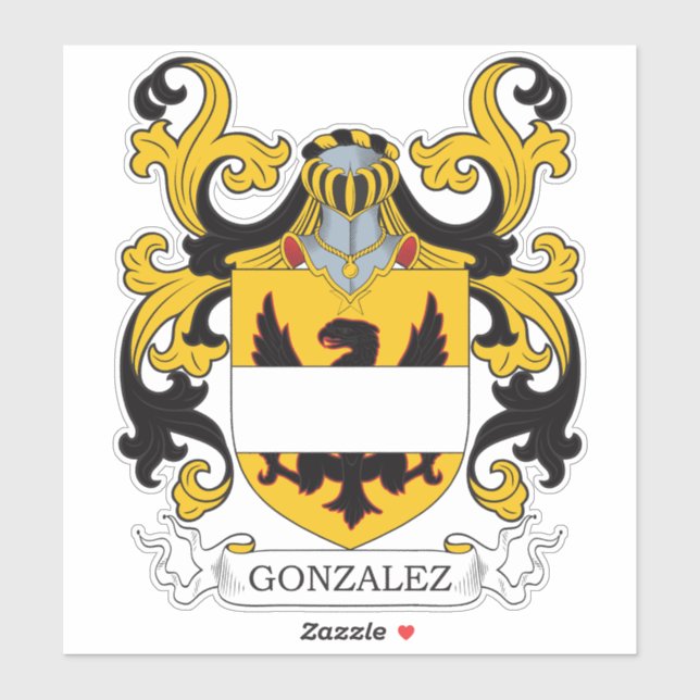 Gonzalez Family Crest (Sheet)