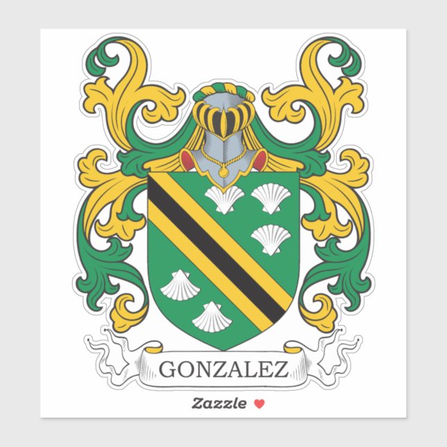 Gonzalez Family Crest (Sheet)