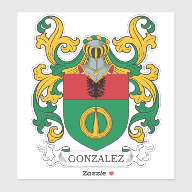 Gonzalez Family Crest (Sheet)