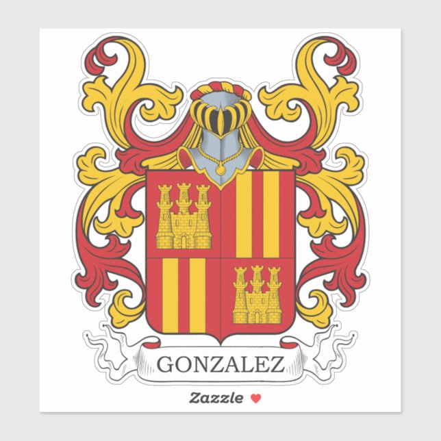 Gonzalez Family Crest (Sheet)