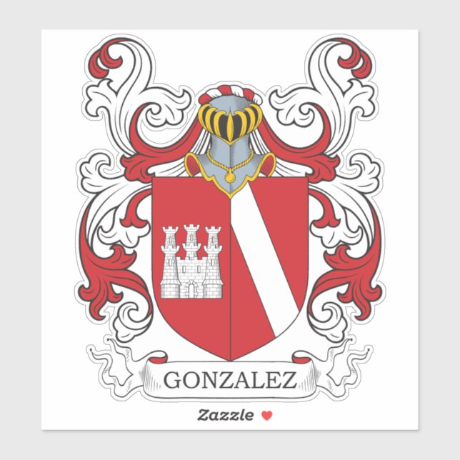 Gonzalez Family Crest (Sheet)