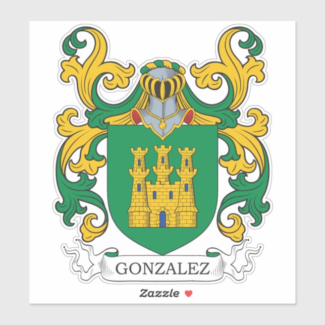 Gonzalez Family Crest (Sheet)
