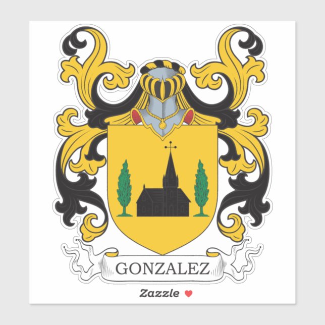 Gonzalez Family Crest (Sheet)