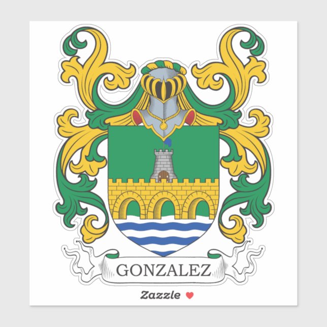Gonzalez Family Crest (Sheet)