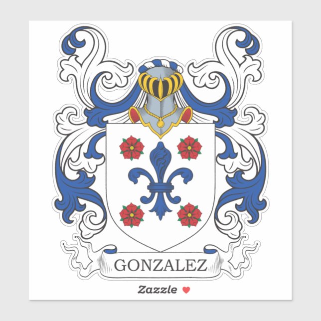 Gonzalez Family Crest (Sheet)