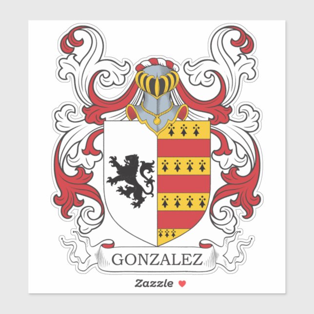 Gonzalez Family Crest (Sheet)