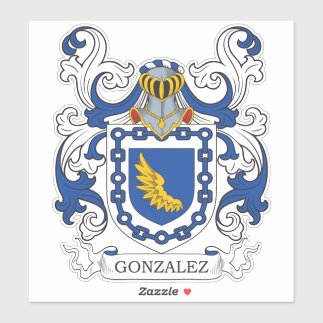 Gonzalez Family Crest (Sheet)