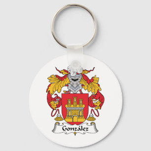 Gonzalez Family Crest Keychain