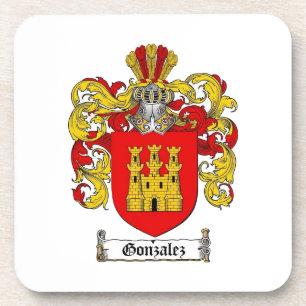 Gonzalez [Spanish] Family Crest * Beverage Coaster