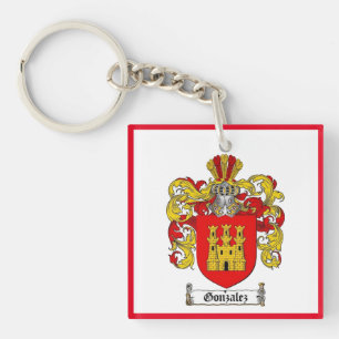 Gonzalez [Spanish] Family Crest *  Keychain