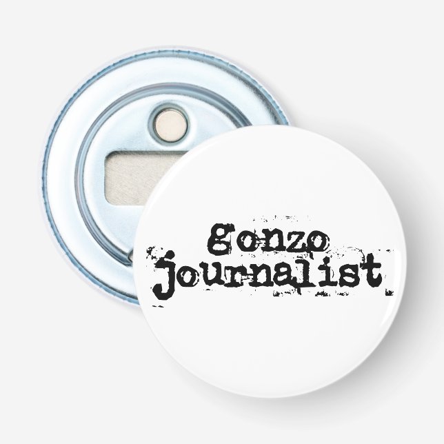 Gonzo Journalist Bottle Opener (Front)