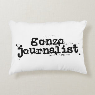 Gonzo Journalist Decorative Pillow