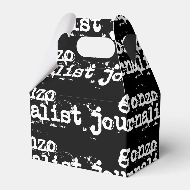 Gonzo Journalist Favor Box (Front Side)