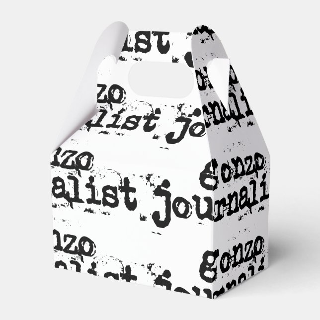 Gonzo Journalist Favor Box (Front Side)