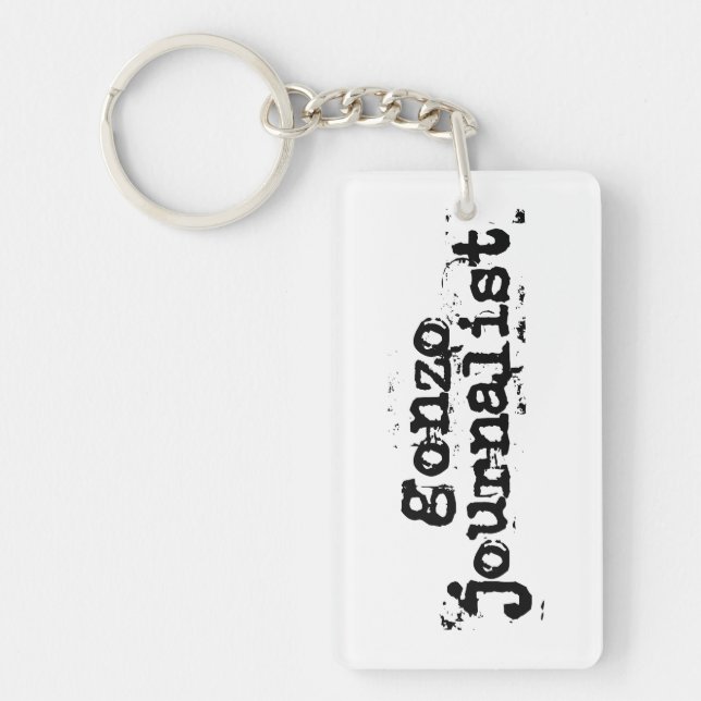 Gonzo Journalist Keychain (Front)