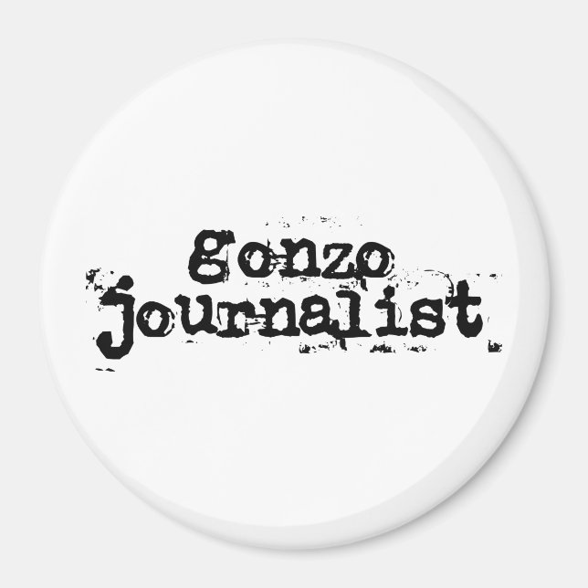 Gonzo Journalist Magnet (Front)