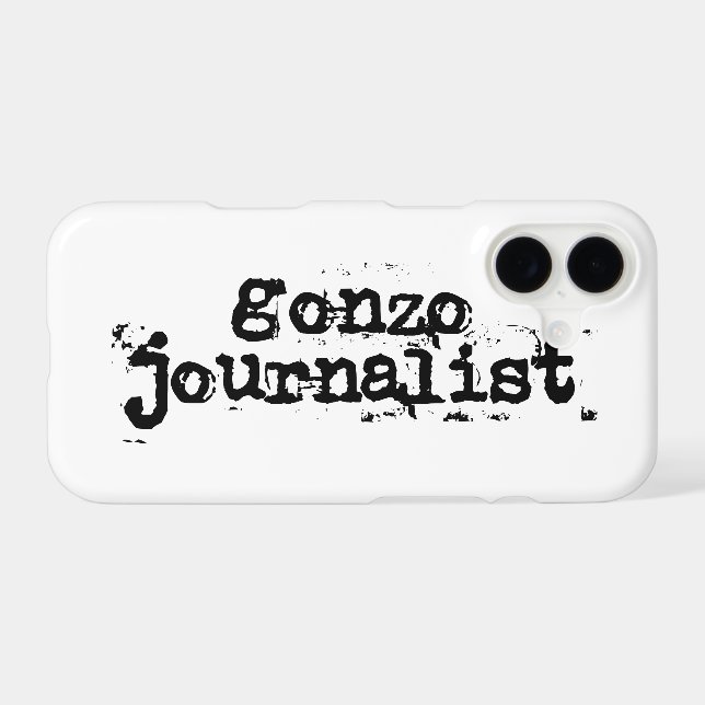 Gonzo Journaliste (Verso (Horizontal))