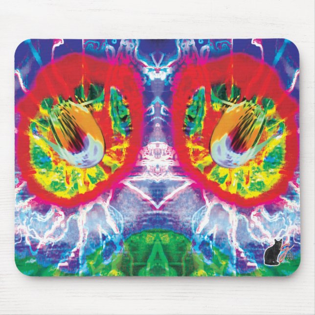 GonzoElectro Glyptic Mouse Pad (Front)