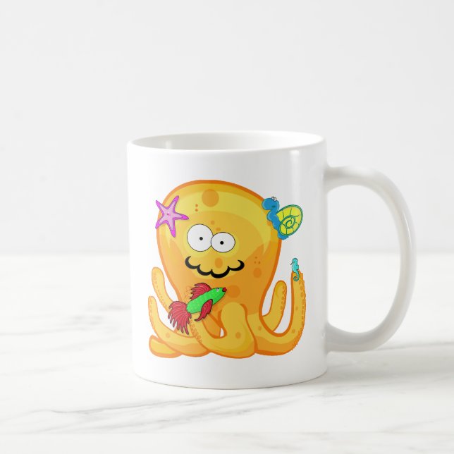 Goober Octopus & Friends Mug (Right)