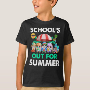 Goobye School Hello Summer Schools Out For Summer T-Shirt