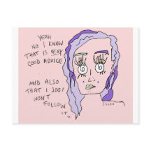 Good Advice | Postcard Print | #overheard