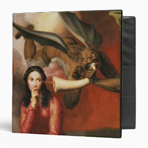 Good and Evil: the Devil Tempting a Young Woman, 1 Binder