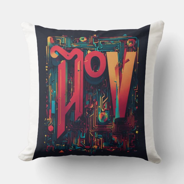 Good art throw pillow (Front)