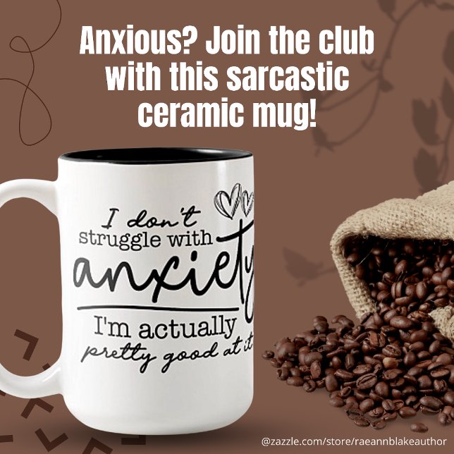 Good at Anxiety Ceramic Mug (Creator Uploaded)